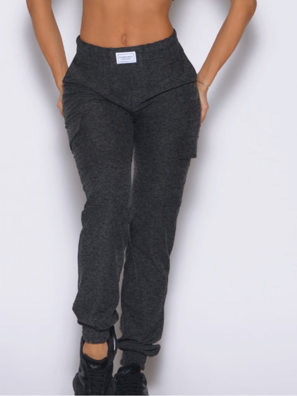 LIKE NEW! Bombshell Sportswear Cloud Comfort Joggers - Charcoal Size XS - Picture 2 of 9